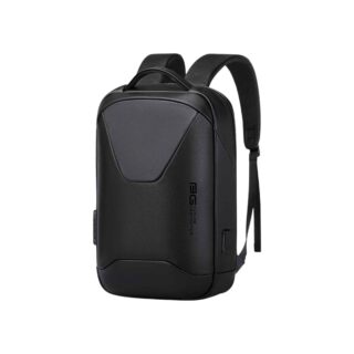 Bange 6621 Μαύρο Δερμάτινο Σακίδιο Πλάτης Laptop 15.6” Αδιάβροχο