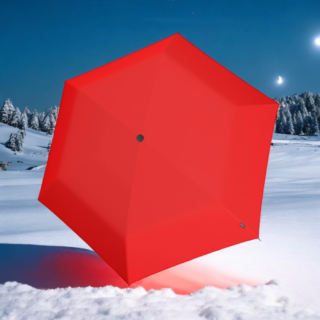 Knirps US.050 Ομπρέλα Τσέπης Ultra Slim Κόκκινη 115g