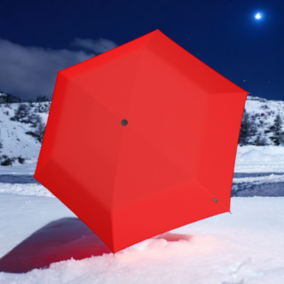 Knirps US.050 Ομπρέλα Τσέπης Ultra Slim Κόκκινη 115g