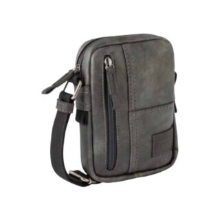 251-609-60 Active Ανδρική Τσάντα Ώμου Χιαστί Μαύρη