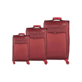 Cardinal Σετ Βαλίτσες 3τμχ σε Μπορντό χρώμα