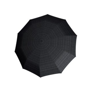 Knirps T.771 Καρό Ξύλινη Λαβή Αυτόματη Ομπρέλα