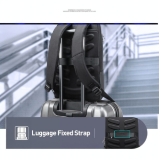 Σακίδιο πλάτης Αντικλεπτικό 16L Laptop 17” Bopai 61-85011 μαύρο