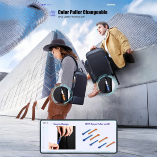 Σακίδιο πλάτης Αντικλεπτικό 16L Laptop 17” Bopai 61-85011 μαύρο