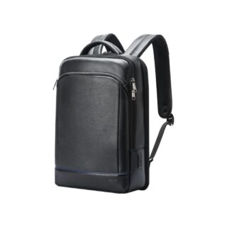 Bopai Δερμάτινο Σακίδιο Πλάτης Laptop 15.6” 24L Μαύρο