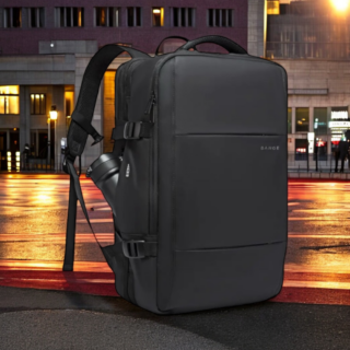 Bange 1908 Plus Μαύρο Σακίδιο Πλάτης 49L Laptop 17.3”
