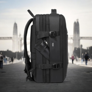 Bange 1908 Plus Μαύρο Σακίδιο Πλάτης 49L Laptop 17.3”