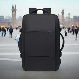 Bange 1908 Plus Μαύρο Σακίδιο Πλάτης 49L Laptop 17.3”
