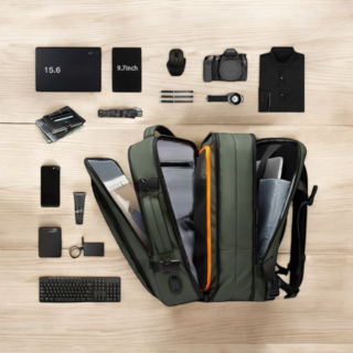 Bange 1908 Χακί 45lt Laptop 17.3