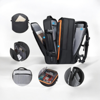 Bange 1908 Σακίδιο Πλάτης Μαύρο 45L Laptop 17.3”