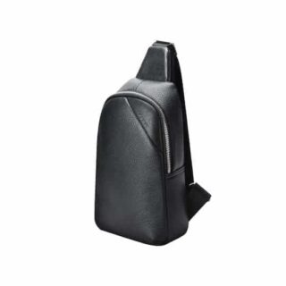 Bopai Δερμάτινο Τσαντάκι Crossbody 11-122901 Μαύρο