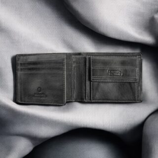 Camel Active Melbourne Δερμάτινο Ανδρικό Πορτοφόλι Μαύρο