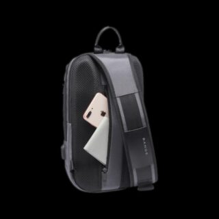 Τσαντάκι ώμου χιαστί crossbody Bange 7086 γκρί