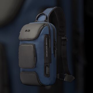 Bange 7086 Μπλε Τσαντάκι Ώμου Χιαστί Crossbody