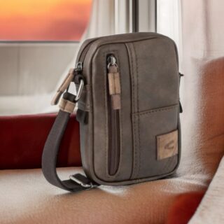 Camel Active Ανδρική Τσάντα Ώμου Χιαστί Καφέ