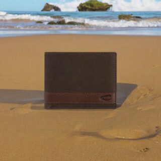 274-704-29 Πορτοφολι  Πλάγιο Camel Active taipeh brown