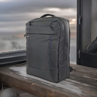 Diplomat Υφασμάτινο Σακίδιο Πλάτης Αδιάβροχο Μαύρο 45lt