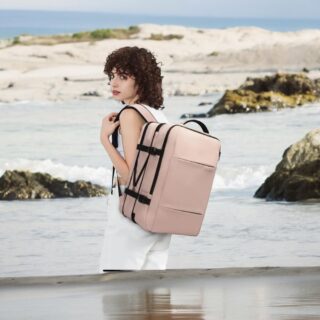 Bange 1908 Ροζ Σακίδιο Πλάτης 45L Laptop 17.3”