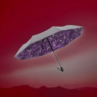 3201 8558, KNIRPS T.SERIES Τ.200, Μείωση ζέστης κατά 40% & UV 99%, DUOMATIC, FEEL PURPLE, Μώβ