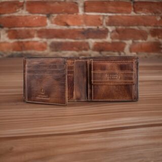 Camel Active Melbourne Πορτοφόλι Πλάγιο Μικρό Καφέ