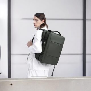 Bange 1908 Plus Χακί Σακίδιο Πλάτης 49L για Laptop 17.3”