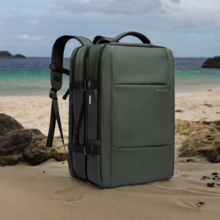 Bange 1908 Plus Χακί Σακίδιο Πλάτης 49L για Laptop 17.3”