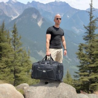 Cardinal Σακ Βουαγιάζ 55cm 1300/401 Μαύρο