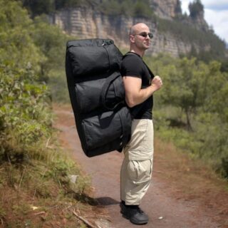 Σακίδιο πλάτης-Σακ βουαγίαζ ορειβατικό Cardinal 90L MT-004 μαύρο