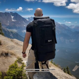 Σακίδιο πλάτης ορειβατικό Cardinal 60L MT1069 μαύρο