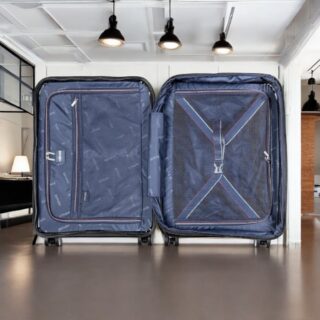 Verage Rome Βαλίτσα Καμπίνας με ύψος 55cm σε Μαύρο χρώμα