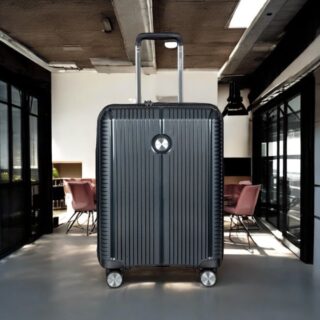 Verage Rome Βαλίτσα Καμπίνας με ύψος 55cm σε Μαύρο χρώμα