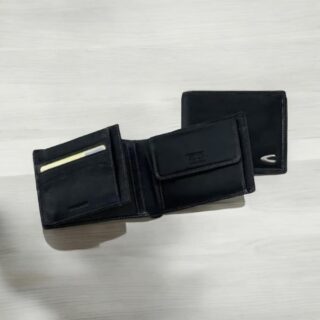 Camel Active Vegas Δερμάτινο Ανδρικό Πορτοφόλι Μαύρο