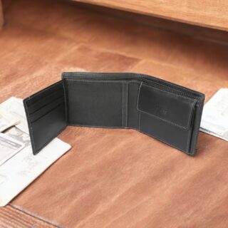 Camel Active Vegas Δερμάτινο Ανδρικό Πορτοφόλι Μαύρο