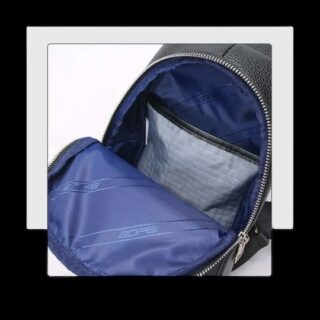 Bopai Δερμάτινο Τσαντάκι Crossbody 11-122901 Μαύρο