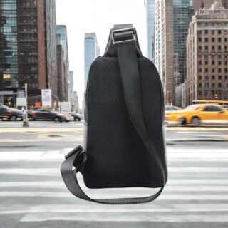 Bopai Δερμάτινο Τσαντάκι Crossbody 11-122901 Μαύρο