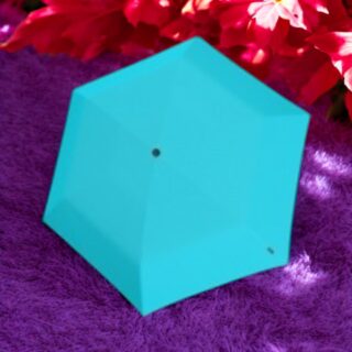 Knirps U.200 Ελαφριά Duomatic Αυτόματη Ομπρέλα Μπλε