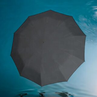 Knirps T.771 Μαύρη Ξύλινη Λαβή Αυτόματη Ομπρέλα