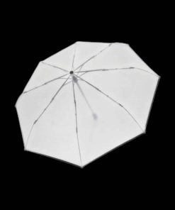 Knirps A.200 Ομπρέλα Αυτόματη Διαφανής με Μαύρο Σχέδιο
