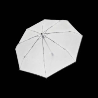 Knirps A.200 Ομπρέλα Αυτόματη Διαφανής με Μαύρο Σχέδιο