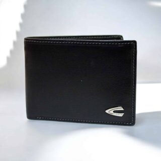 Camel Active Vegas Δερμάτινο Ανδρικό Πορτοφόλι Μαύρο