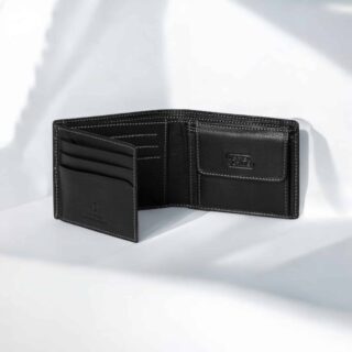 Camel Active Vegas Δερμάτινο Ανδρικό Πορτοφόλι Μαύρο