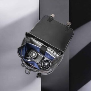 Bopai Αντικλεπτικό Δερμάτινο Σακίδιο Laptop 15.6” 24L Μαύρο