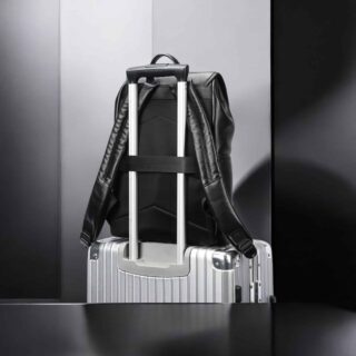 Bopai Αντικλεπτικό Δερμάτινο Σακίδιο Laptop 15.6” 24L Μαύρο