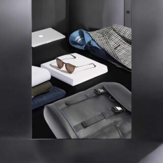 Bopai Αντικλεπτικό Δερμάτινο Σακίδιο Laptop 15.6” 24L Μαύρο