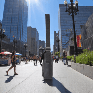 Caterpillar Τσαντάκι Ώμου 84515-01 Μαύρο