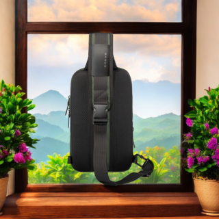 Bange 7086 Χακί Τσαντάκι Ώμου Χιαστί Crossbody