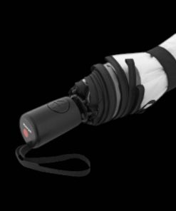 Knirps A.200 Ομπρέλα Αυτόματη Διαφανής με Μαύρο Σχέδιο