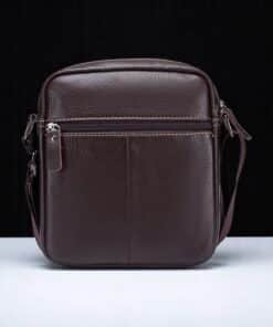 Bull Captain Δερμάτινο Τσαντάκι Ώμου DJB 07 Σκούρο Καφέ