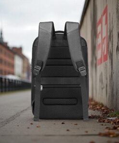 Bange 6623 Μαύρο Δερμάτινο Σακίδιο Πλάτης 24L Laptop 15.6”