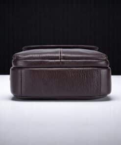 Bull Captain Δερμάτινο Τσαντάκι Ώμου DJB 07 Σκούρο Καφέ